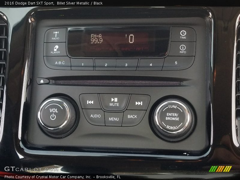 Billet Silver Metallic / Black 2016 Dodge Dart SXT Sport