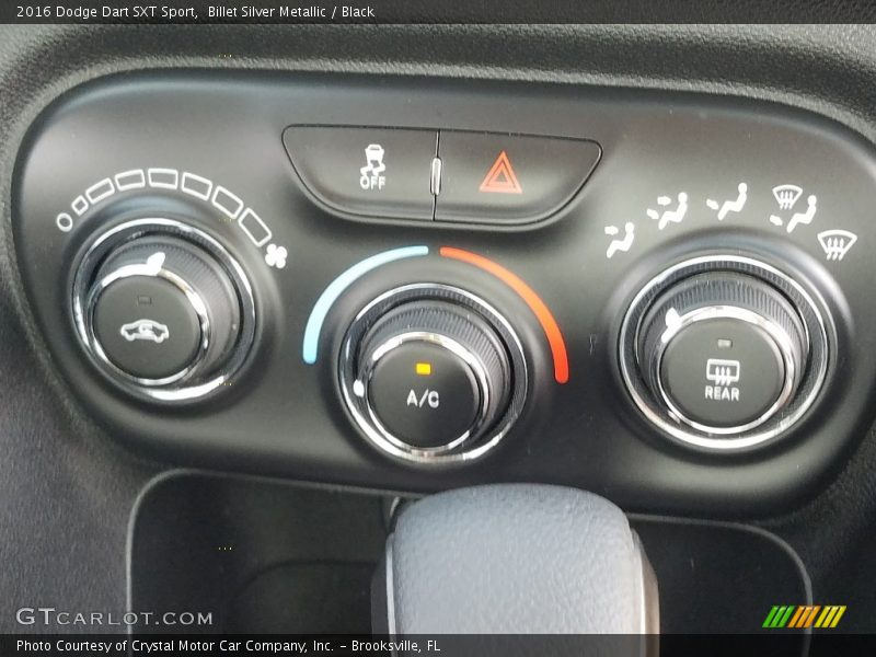 Billet Silver Metallic / Black 2016 Dodge Dart SXT Sport