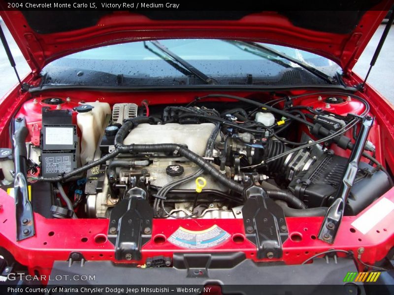 Victory Red / Medium Gray 2004 Chevrolet Monte Carlo LS