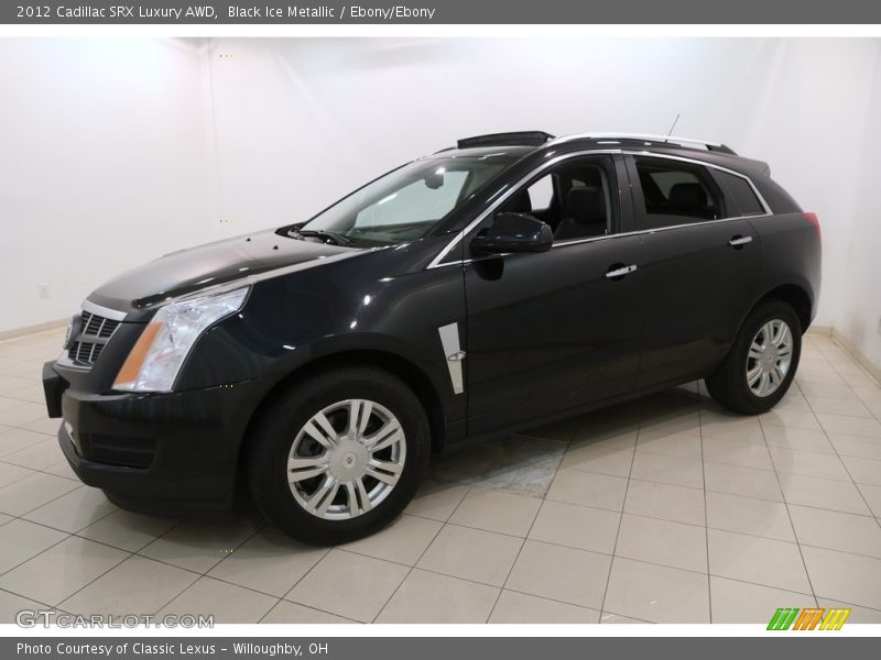 Black Ice Metallic / Ebony/Ebony 2012 Cadillac SRX Luxury AWD