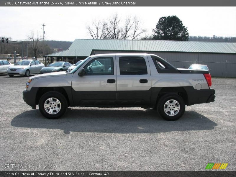 Silver Birch Metallic / Gray/Dark Charcoal 2005 Chevrolet Avalanche LS 4x4