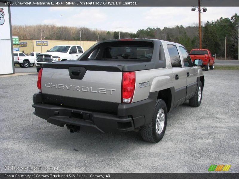 Silver Birch Metallic / Gray/Dark Charcoal 2005 Chevrolet Avalanche LS 4x4