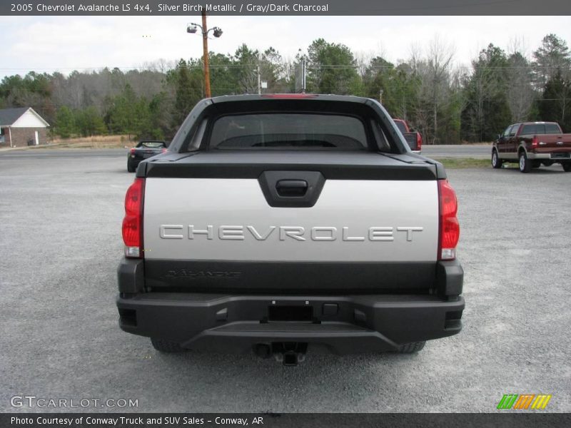 Silver Birch Metallic / Gray/Dark Charcoal 2005 Chevrolet Avalanche LS 4x4