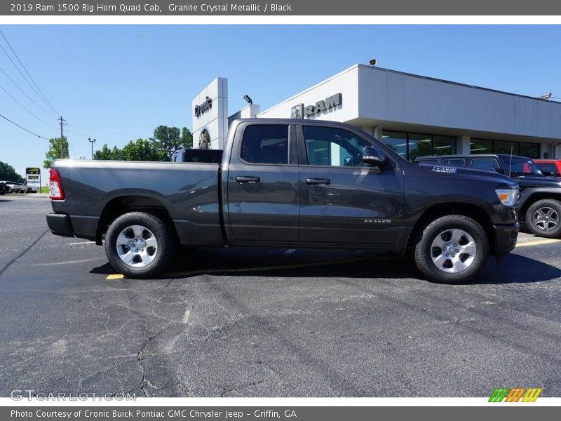 Granite Crystal Metallic / Black 2019 Ram 1500 Big Horn Quad Cab