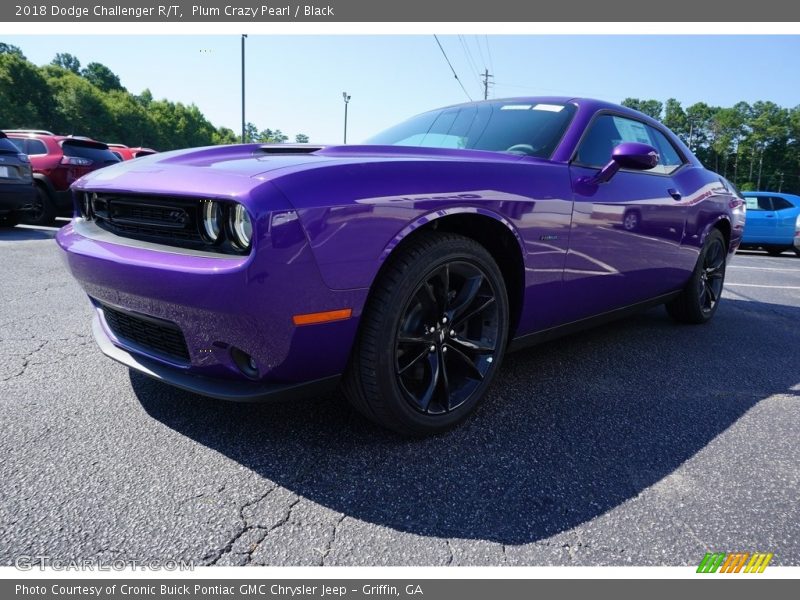 Plum Crazy Pearl / Black 2018 Dodge Challenger R/T