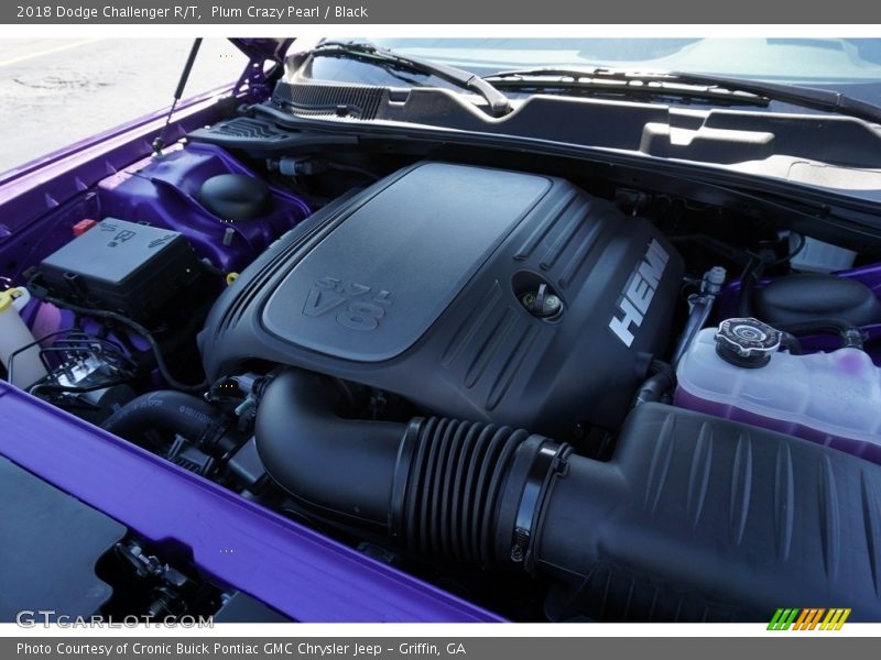 Plum Crazy Pearl / Black 2018 Dodge Challenger R/T