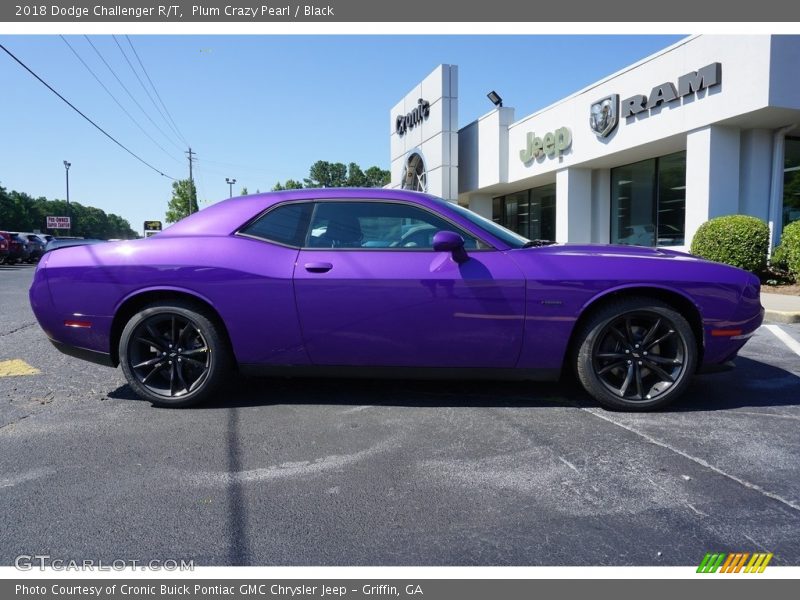 Plum Crazy Pearl / Black 2018 Dodge Challenger R/T
