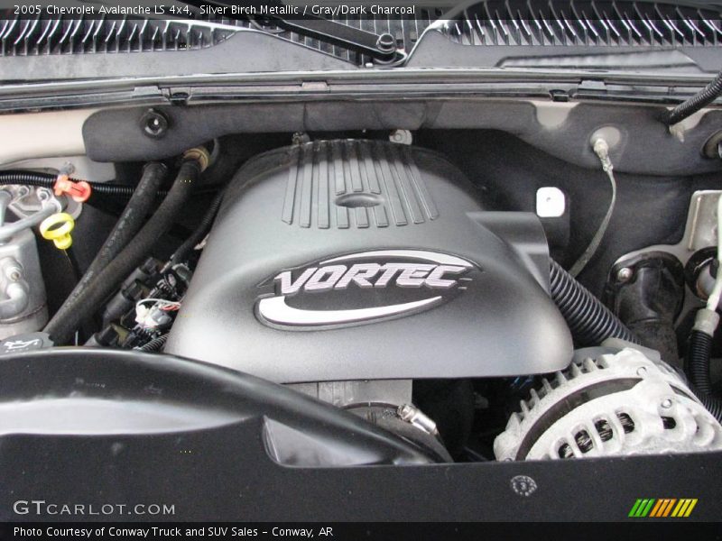Silver Birch Metallic / Gray/Dark Charcoal 2005 Chevrolet Avalanche LS 4x4