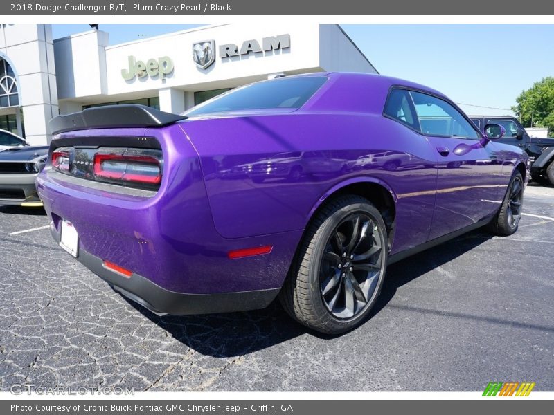 Plum Crazy Pearl / Black 2018 Dodge Challenger R/T
