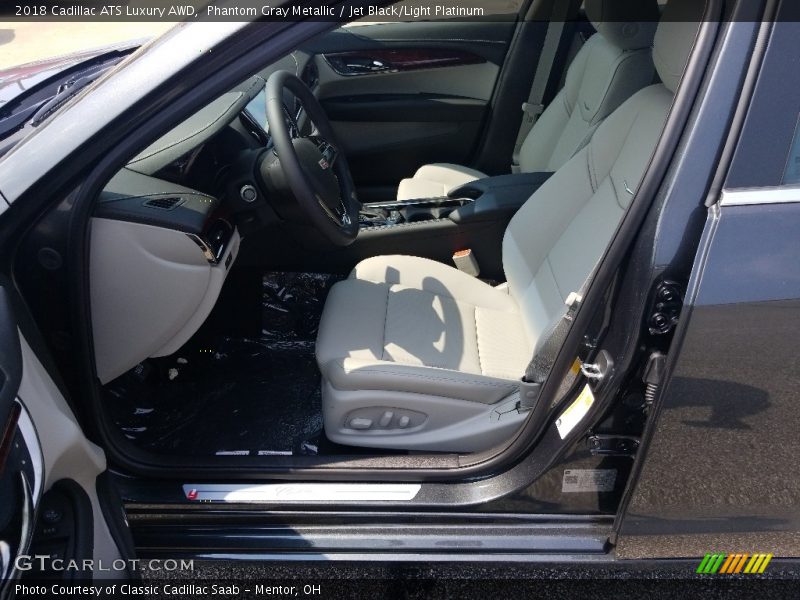 Phantom Gray Metallic / Jet Black/Light Platinum 2018 Cadillac ATS Luxury AWD