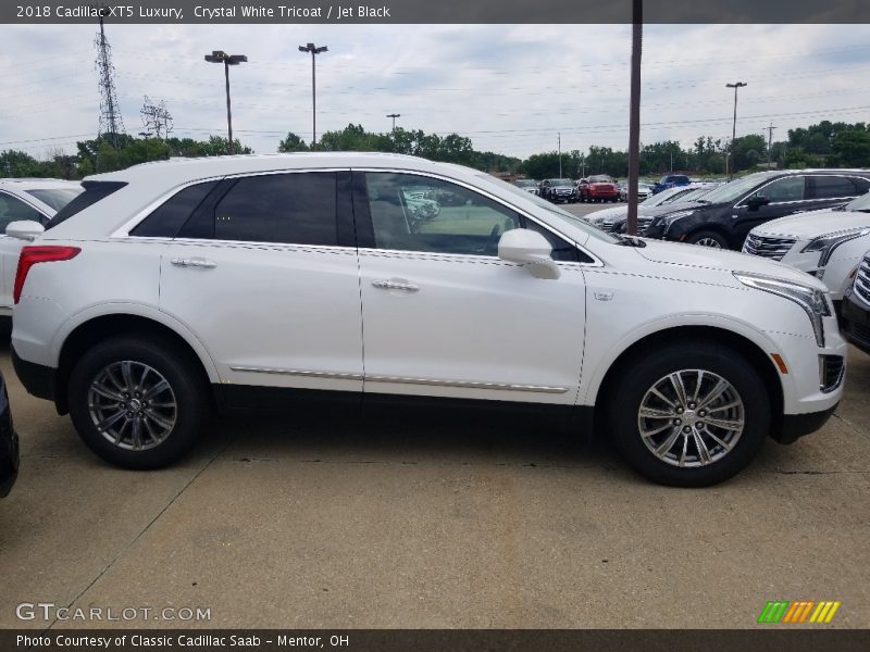 Crystal White Tricoat / Jet Black 2018 Cadillac XT5 Luxury