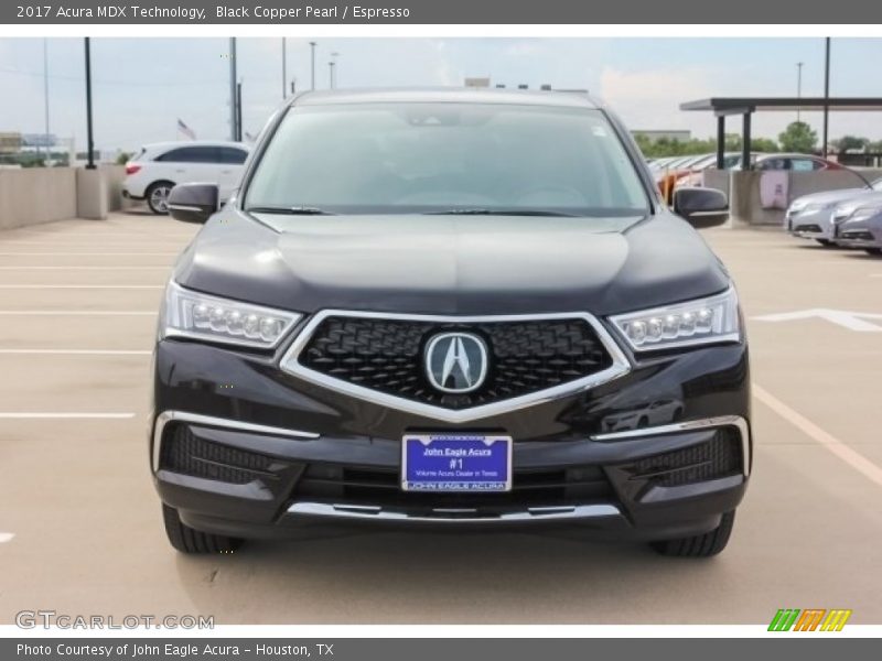 Black Copper Pearl / Espresso 2017 Acura MDX Technology