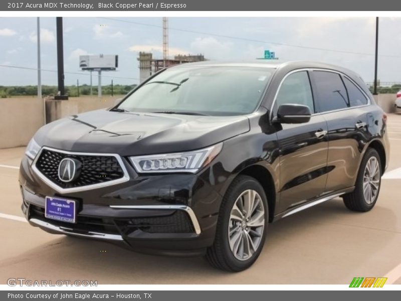 Black Copper Pearl / Espresso 2017 Acura MDX Technology