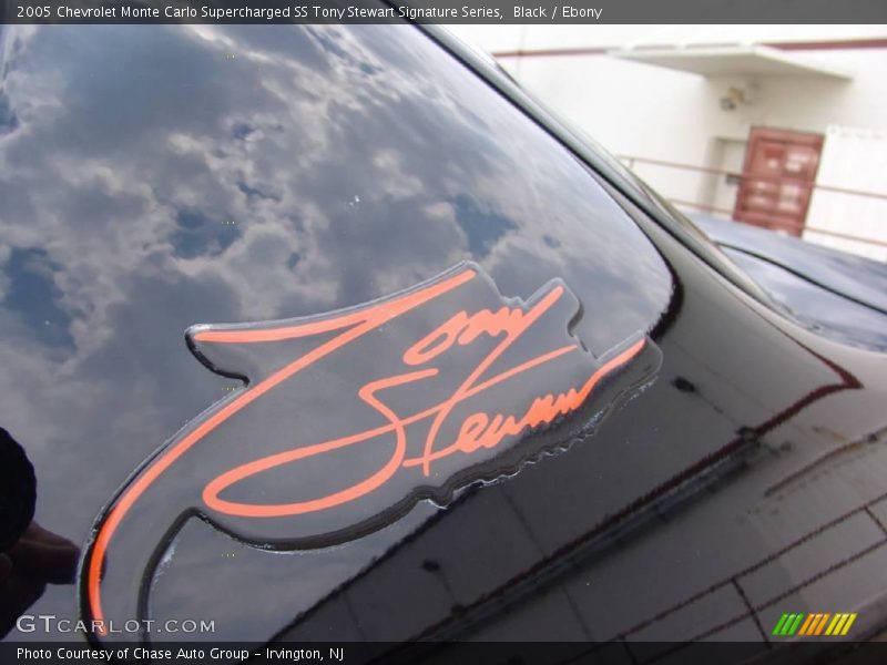 Black / Ebony 2005 Chevrolet Monte Carlo Supercharged SS Tony Stewart Signature Series