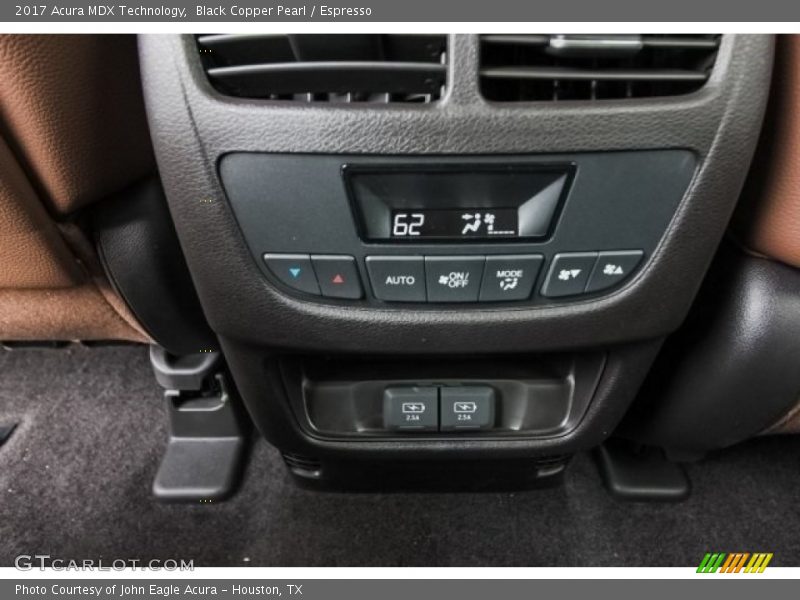 Black Copper Pearl / Espresso 2017 Acura MDX Technology