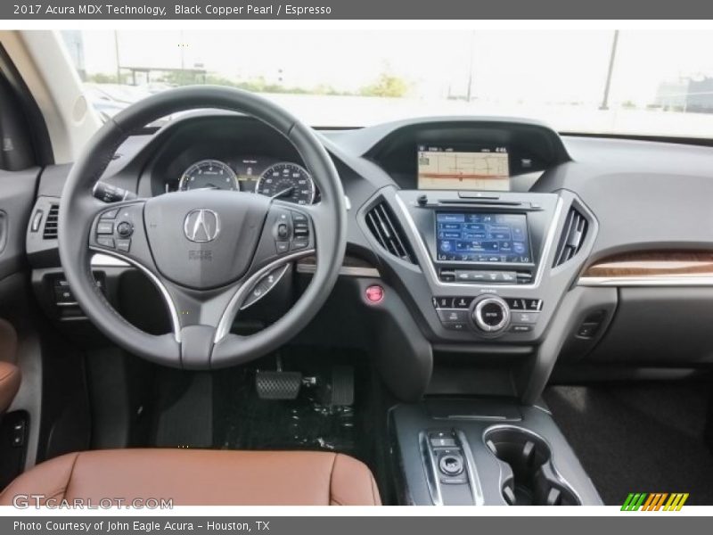 Black Copper Pearl / Espresso 2017 Acura MDX Technology
