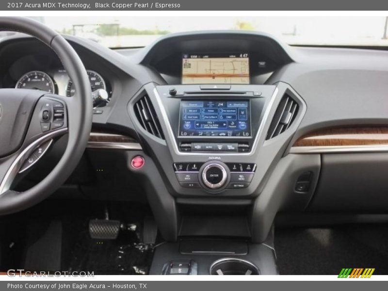 Black Copper Pearl / Espresso 2017 Acura MDX Technology