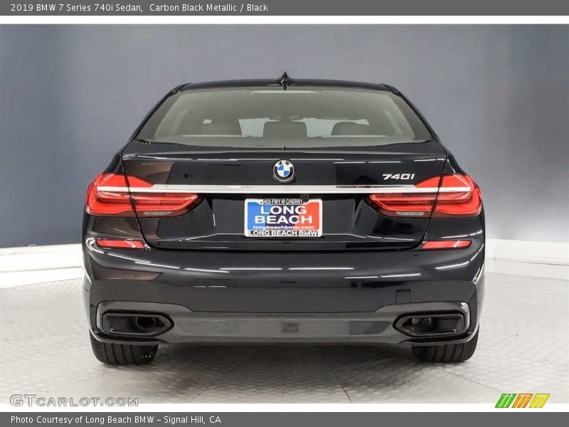 Carbon Black Metallic / Black 2019 BMW 7 Series 740i Sedan
