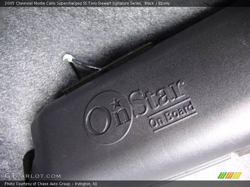 Black / Ebony 2005 Chevrolet Monte Carlo Supercharged SS Tony Stewart Signature Series