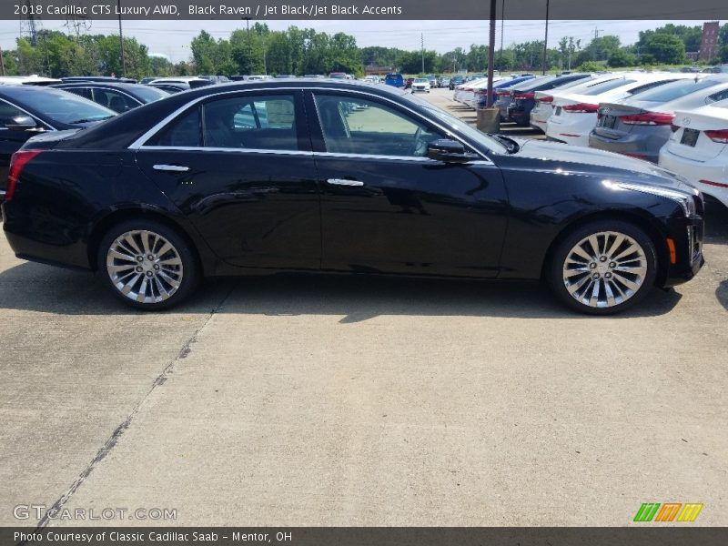 Black Raven / Jet Black/Jet Black Accents 2018 Cadillac CTS Luxury AWD