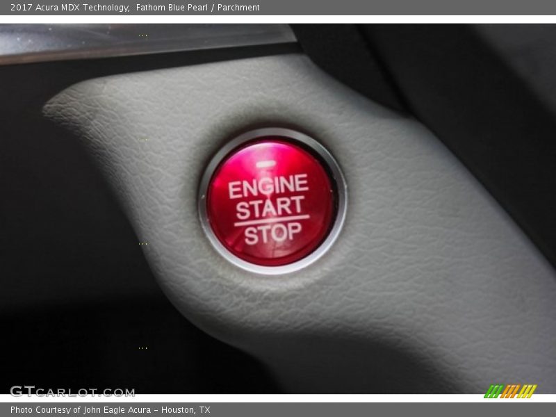 Fathom Blue Pearl / Parchment 2017 Acura MDX Technology