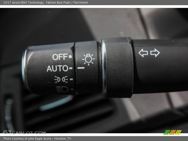 Fathom Blue Pearl / Parchment 2017 Acura MDX Technology