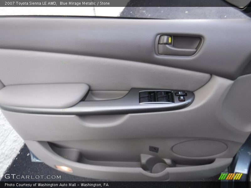 Blue Mirage Metallic / Stone 2007 Toyota Sienna LE AWD