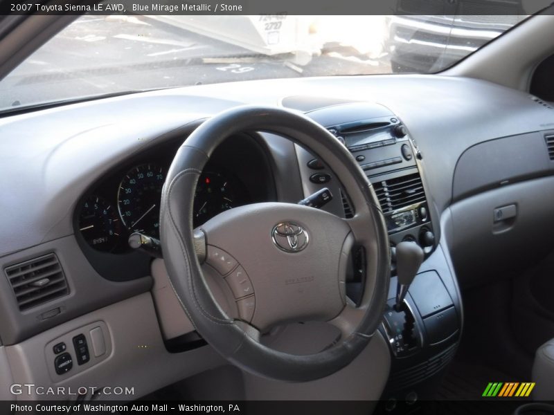 Blue Mirage Metallic / Stone 2007 Toyota Sienna LE AWD