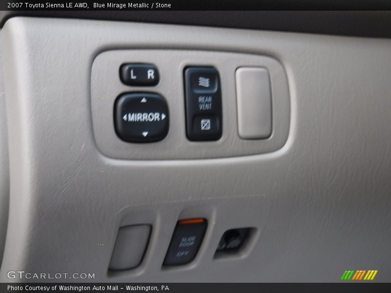 Blue Mirage Metallic / Stone 2007 Toyota Sienna LE AWD