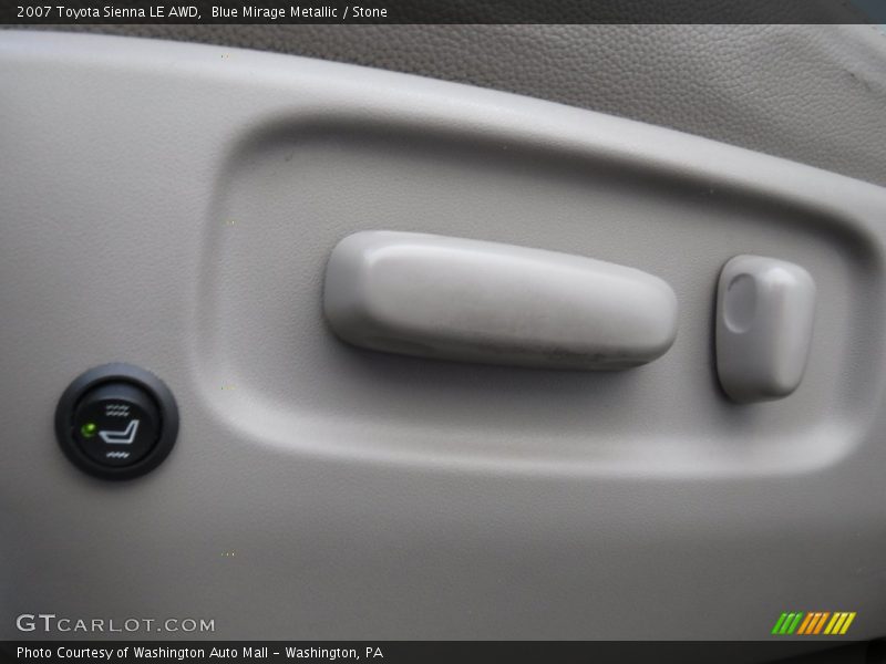Blue Mirage Metallic / Stone 2007 Toyota Sienna LE AWD