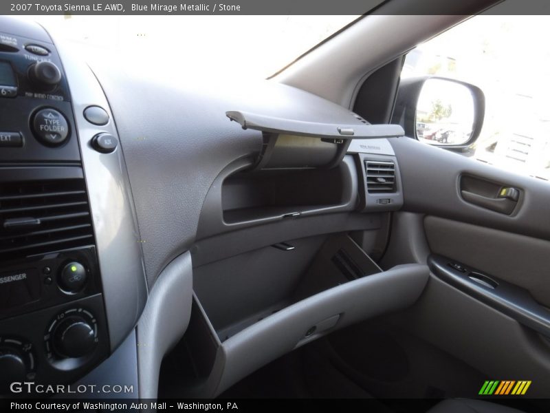 Blue Mirage Metallic / Stone 2007 Toyota Sienna LE AWD