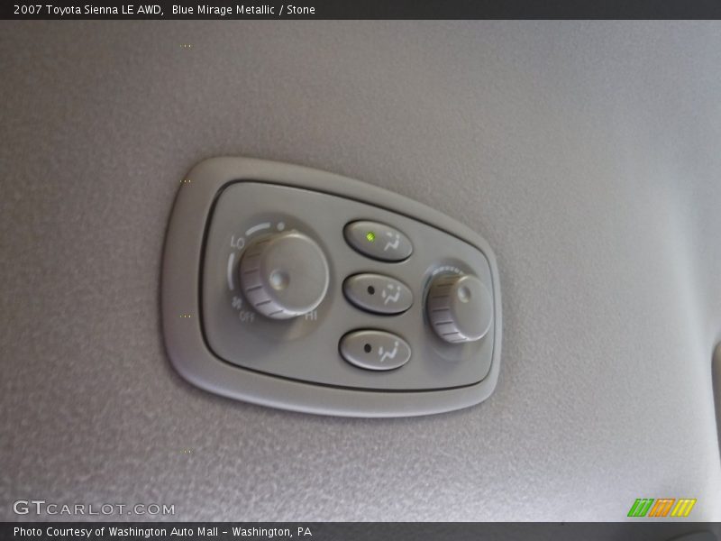 Blue Mirage Metallic / Stone 2007 Toyota Sienna LE AWD