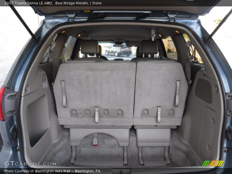 Blue Mirage Metallic / Stone 2007 Toyota Sienna LE AWD