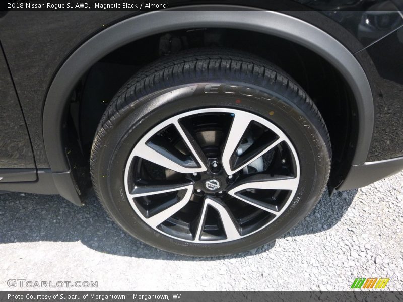 Magnetic Black / Almond 2018 Nissan Rogue SL AWD