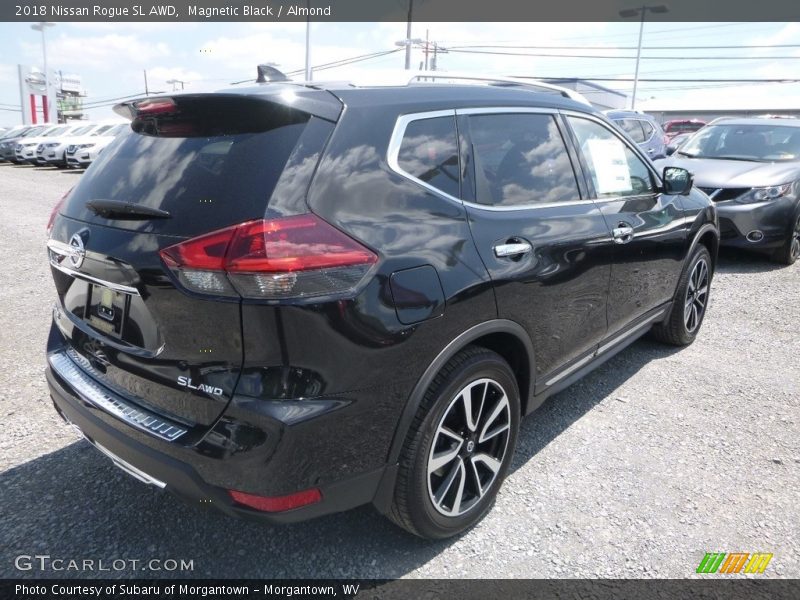 Magnetic Black / Almond 2018 Nissan Rogue SL AWD