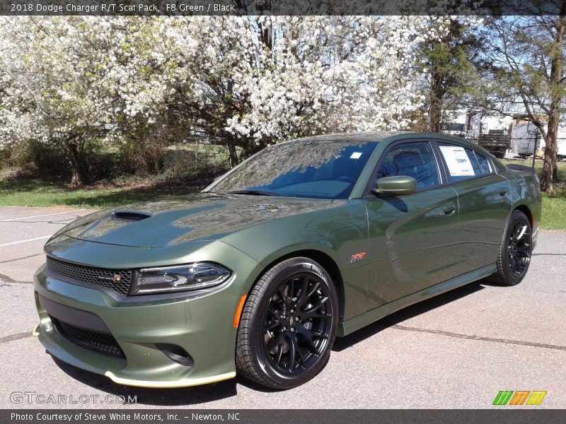F8 Green / Black 2018 Dodge Charger R/T Scat Pack
