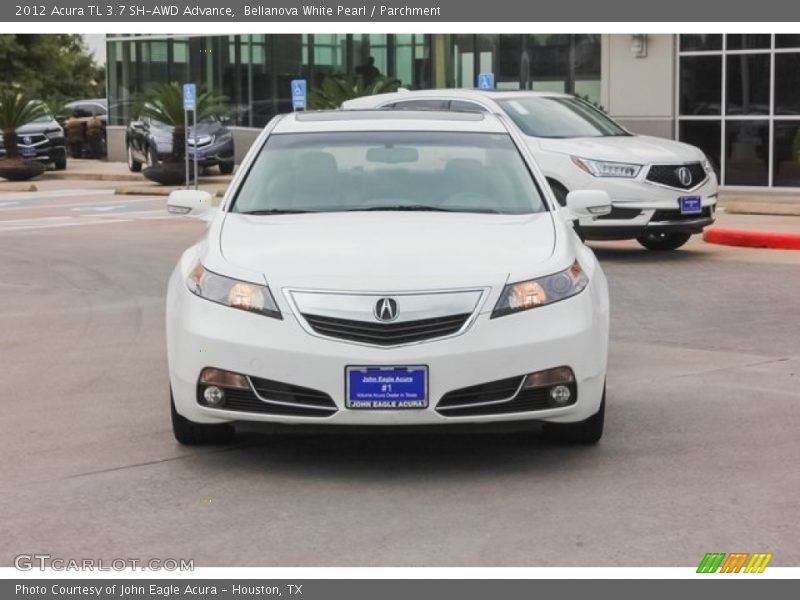Bellanova White Pearl / Parchment 2012 Acura TL 3.7 SH-AWD Advance