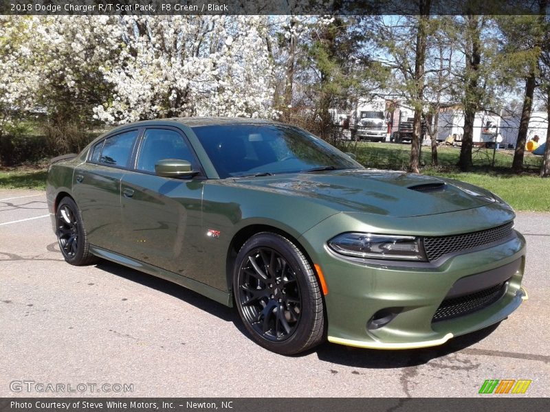 F8 Green / Black 2018 Dodge Charger R/T Scat Pack