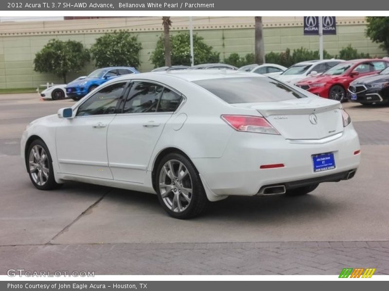 Bellanova White Pearl / Parchment 2012 Acura TL 3.7 SH-AWD Advance