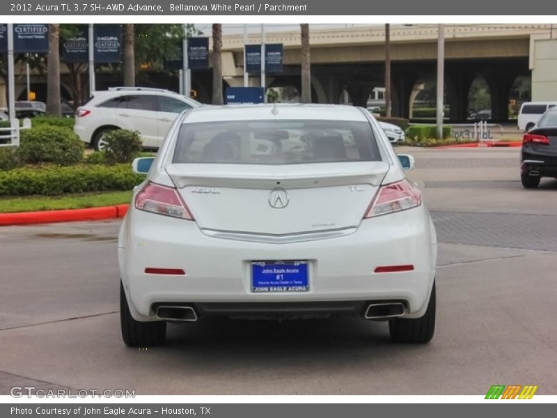 Bellanova White Pearl / Parchment 2012 Acura TL 3.7 SH-AWD Advance