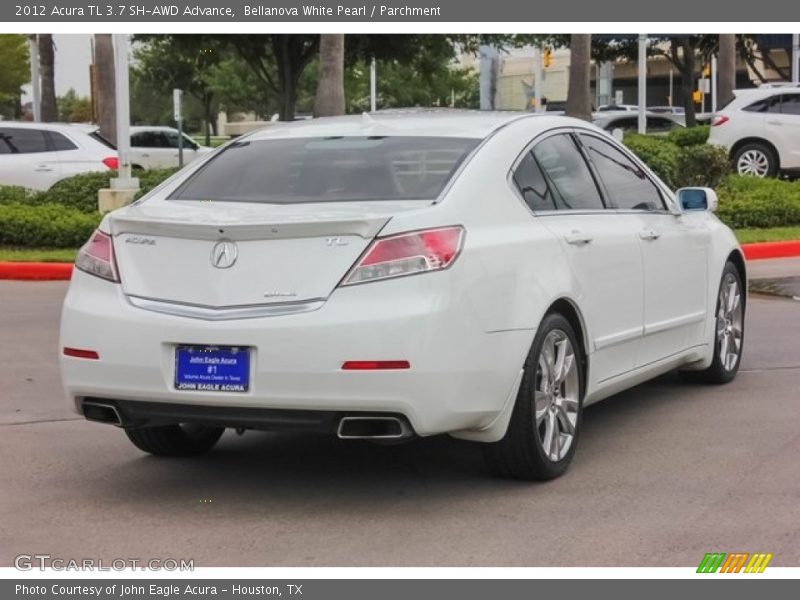 Bellanova White Pearl / Parchment 2012 Acura TL 3.7 SH-AWD Advance