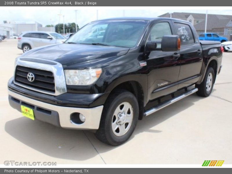 Black / Beige 2008 Toyota Tundra SR5 CrewMax 4x4