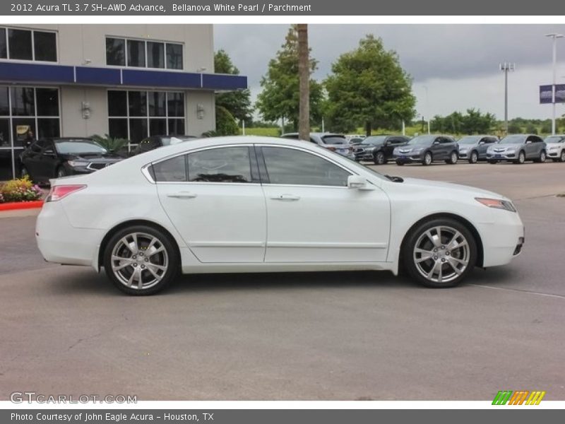 Bellanova White Pearl / Parchment 2012 Acura TL 3.7 SH-AWD Advance