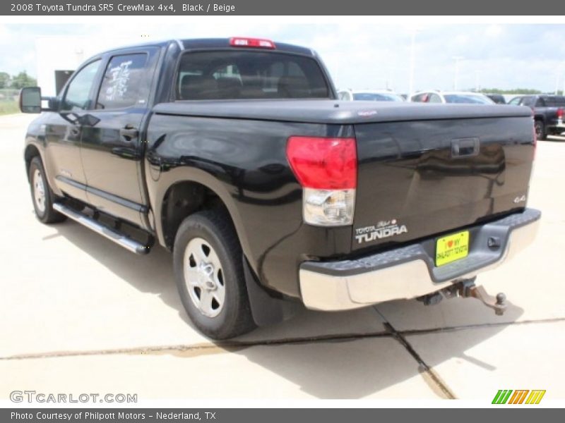 Black / Beige 2008 Toyota Tundra SR5 CrewMax 4x4