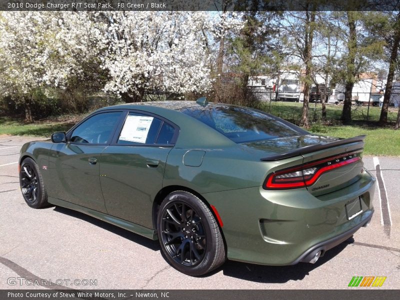 F8 Green / Black 2018 Dodge Charger R/T Scat Pack