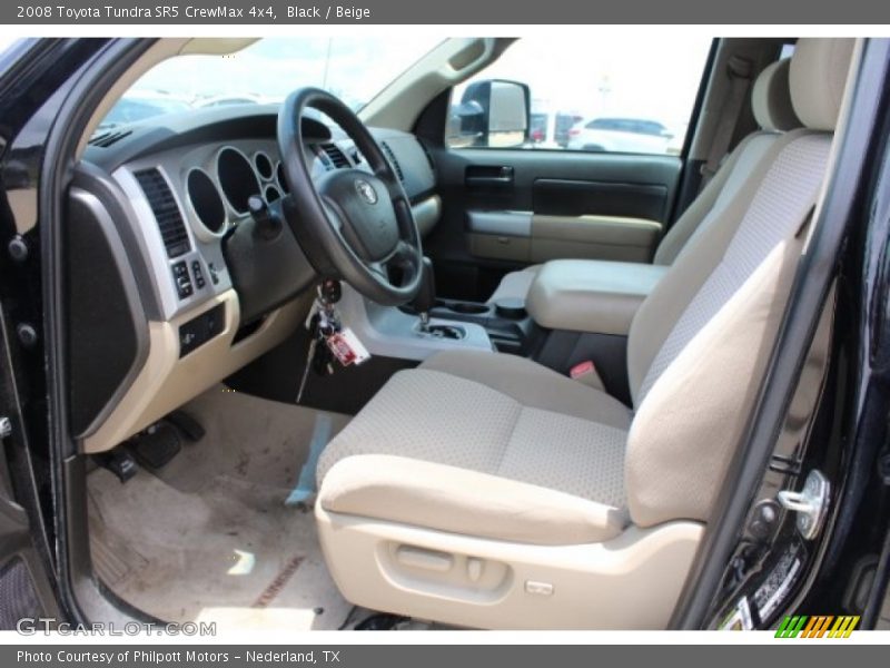 Black / Beige 2008 Toyota Tundra SR5 CrewMax 4x4