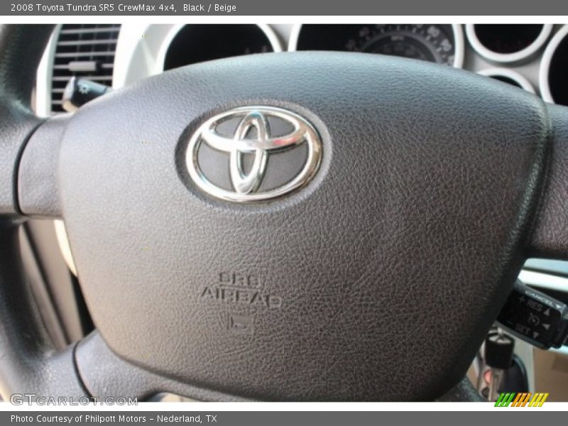 Black / Beige 2008 Toyota Tundra SR5 CrewMax 4x4