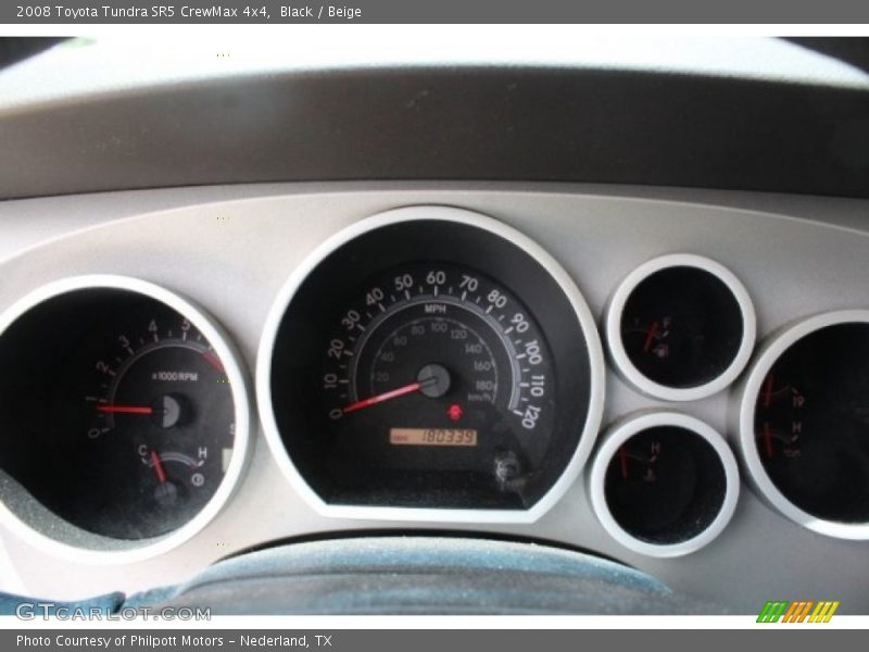 Black / Beige 2008 Toyota Tundra SR5 CrewMax 4x4