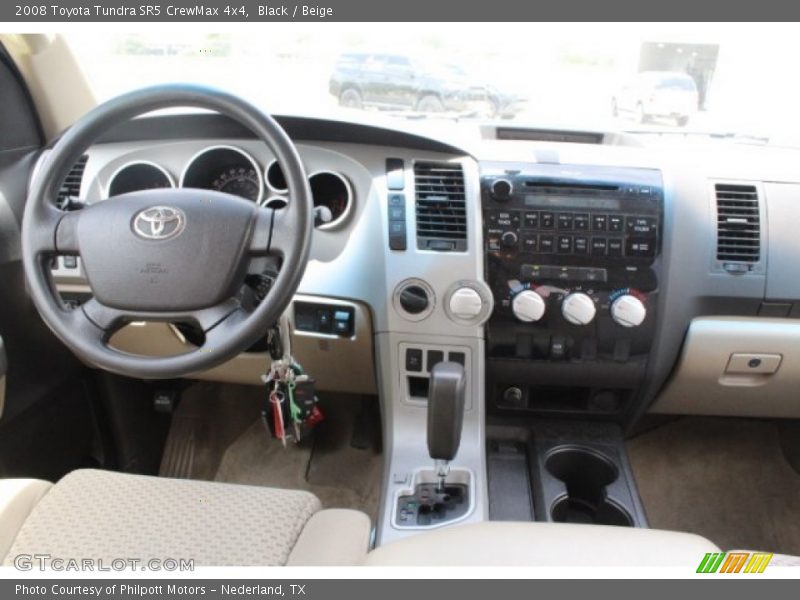 Black / Beige 2008 Toyota Tundra SR5 CrewMax 4x4