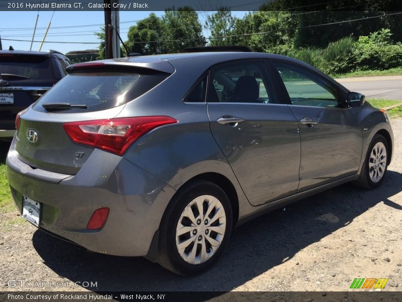 Galactic Gray / Black 2016 Hyundai Elantra GT